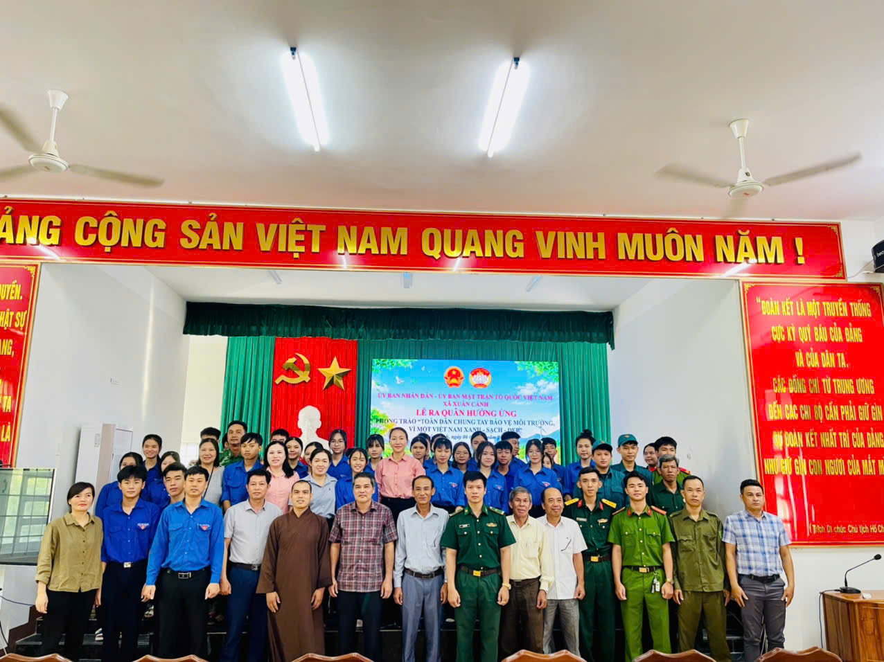 TUỔI TRẺ XUÂN CẢNH HƯỞNG ỨNG LỄ PHÁT ĐỘNG PHONG TRÀO TOÀN DÂN BẢO VỆ MÔI TRƯỜNG, VÌ MỘT VIỆT NAM XANH – SẠCH – ĐẸP
